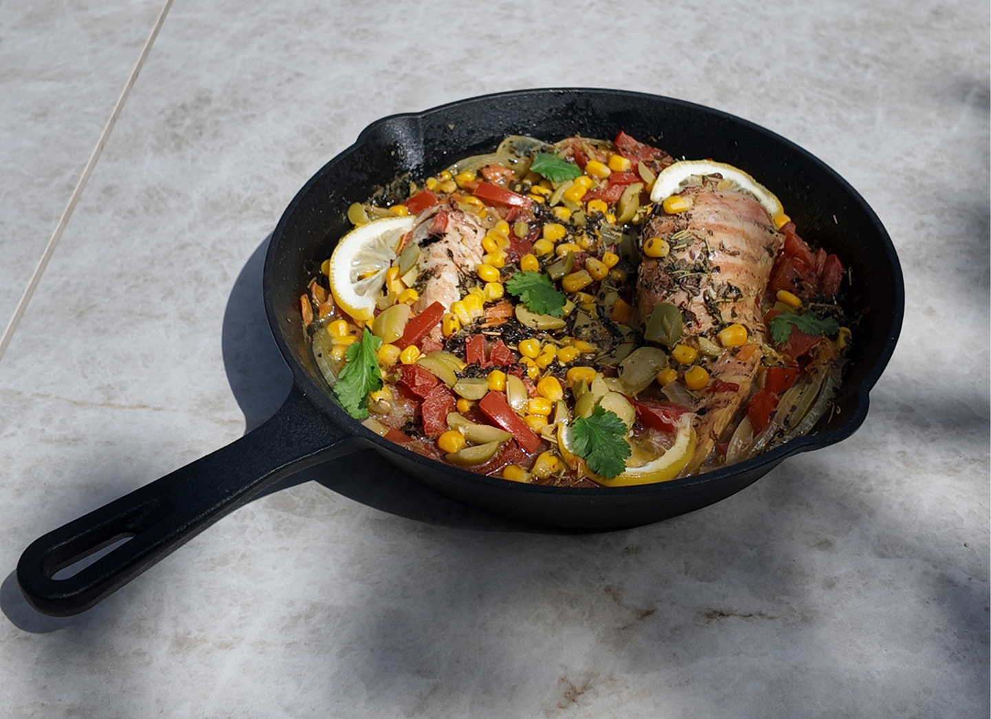 Chicken couscous